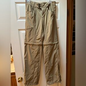 Size 4 Tall tan  Athleta hiking pants